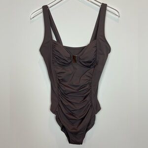 COPY - Calvin Klein One-Piece Swim Suit Brown